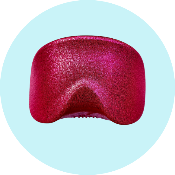 Adult winter snow ski sparkly waterproof goggle cover flashtag.me pomegranate red on cover 